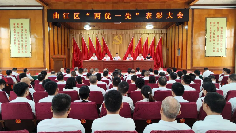 曲江区“两优一先”表彰大会召开