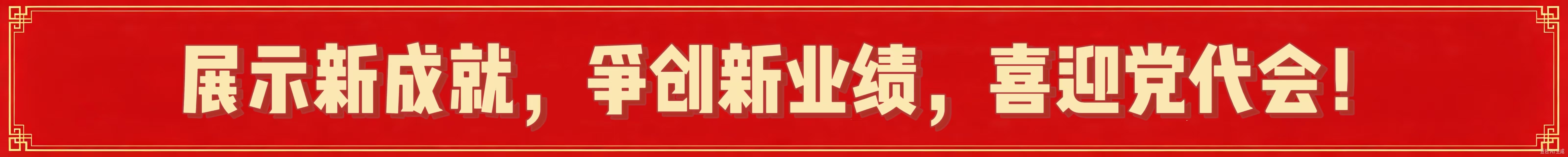 展示新成就，争创新业绩，喜迎党代会